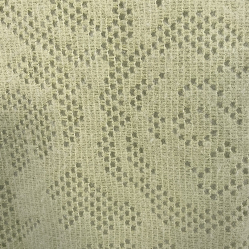 Elav Throw Blanket 51x67 Soft Seafoam Green Open Knit Portugal Delicate Floral - Picture 11 of 16